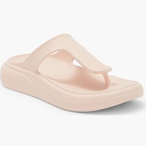 NEW Stuart Weitzman Stuflex T-Strap Slide Sandal in Rosewater